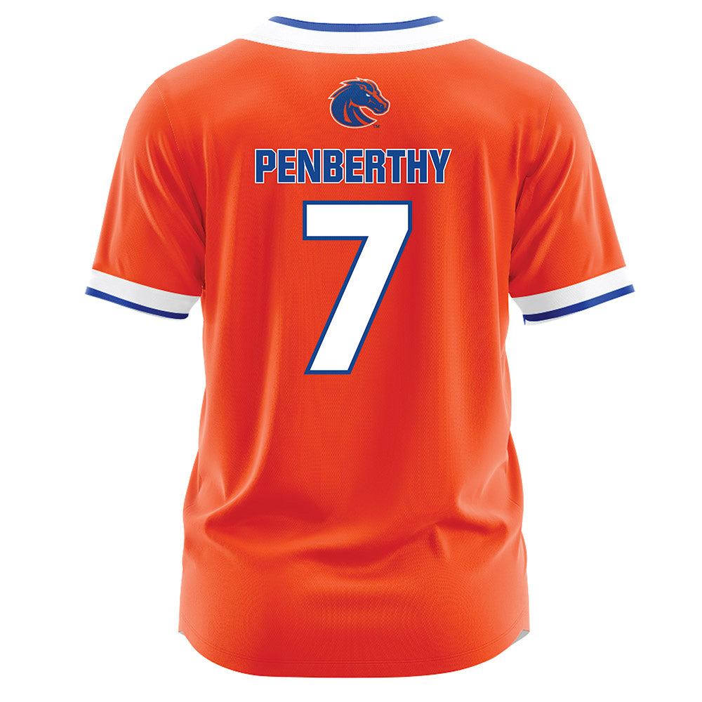 Boise State - NCAA Softball : Kate Penberthy - Orange Jersey-1
