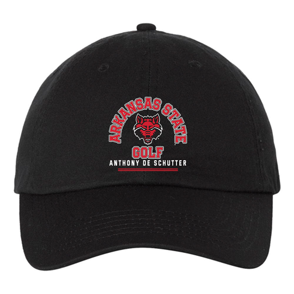 Arkansas State - NCAA Men's Golf : Anthony De Schutter - Dad Hat