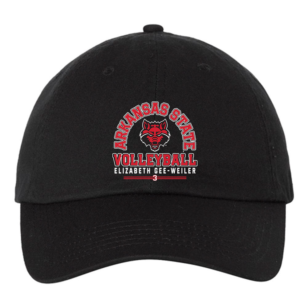 Arkansas State - NCAA Women's Volleyball : Elizabeth Gee-Weiler - Dad Hat