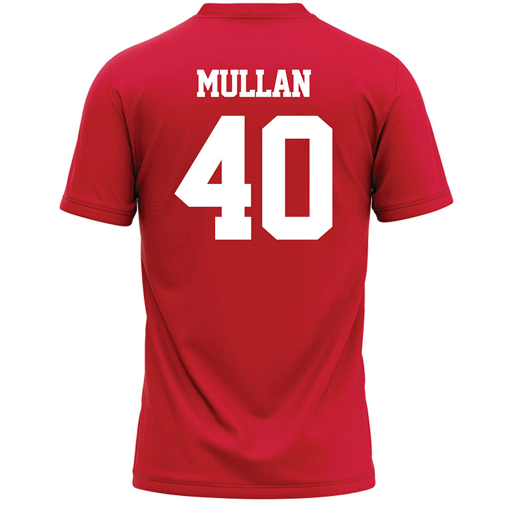Marist - NCAA Men's Lacrosse : Andrew Mullan - Red Lacrosse Jersey -1