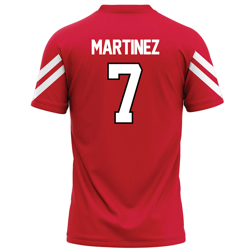 Marist - NCAA Football : Lance Martinez - Red Football Jersey-1