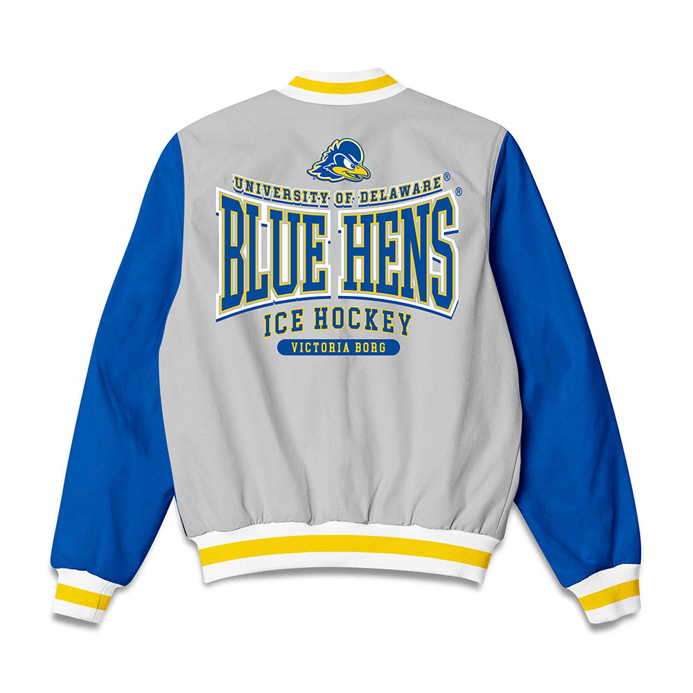 Delaware - NCAA Ice Hockey : Victoria Borg - Bomber Jacket-1