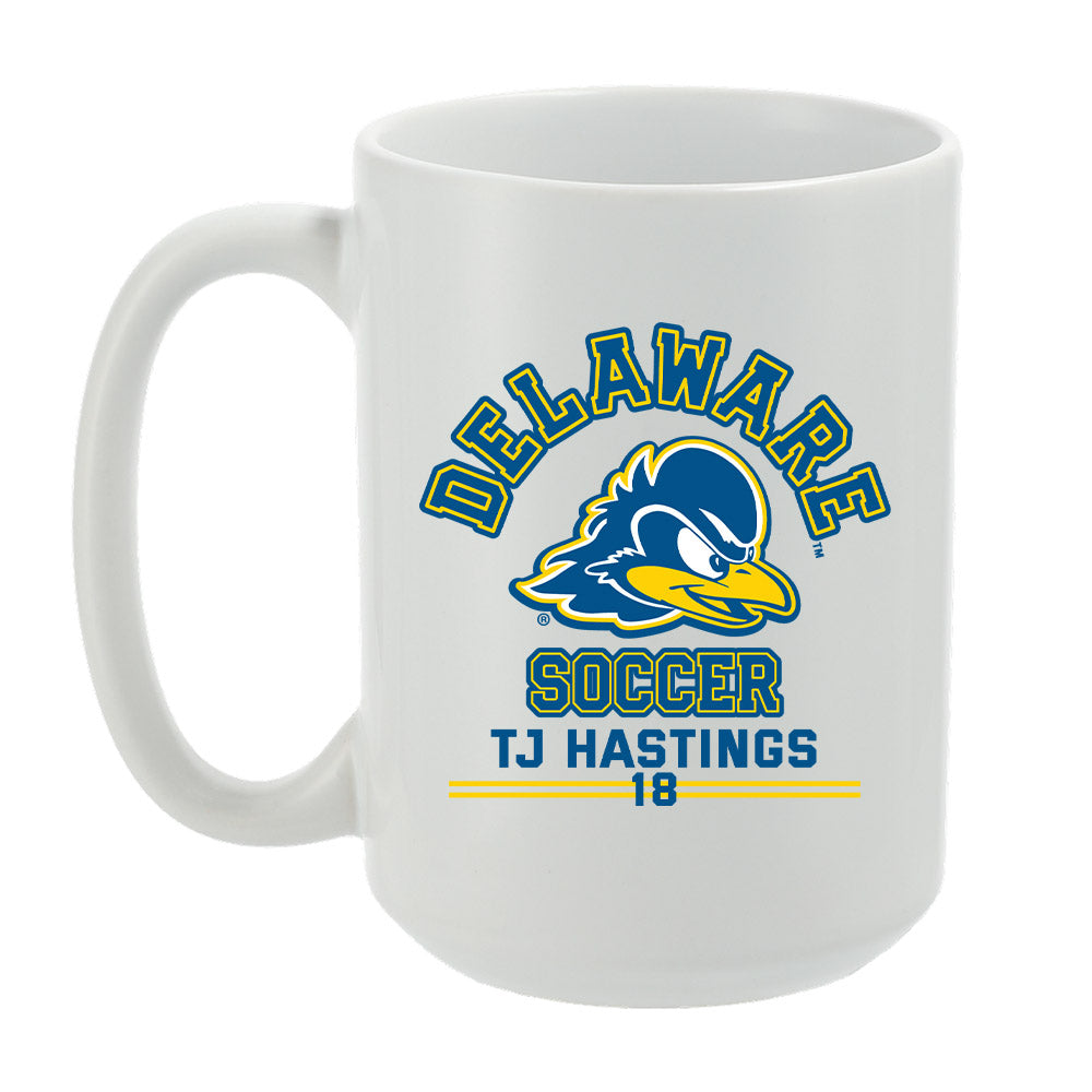 Delaware - NCAA Men's Soccer : TJ Hastings - Coffee Mug