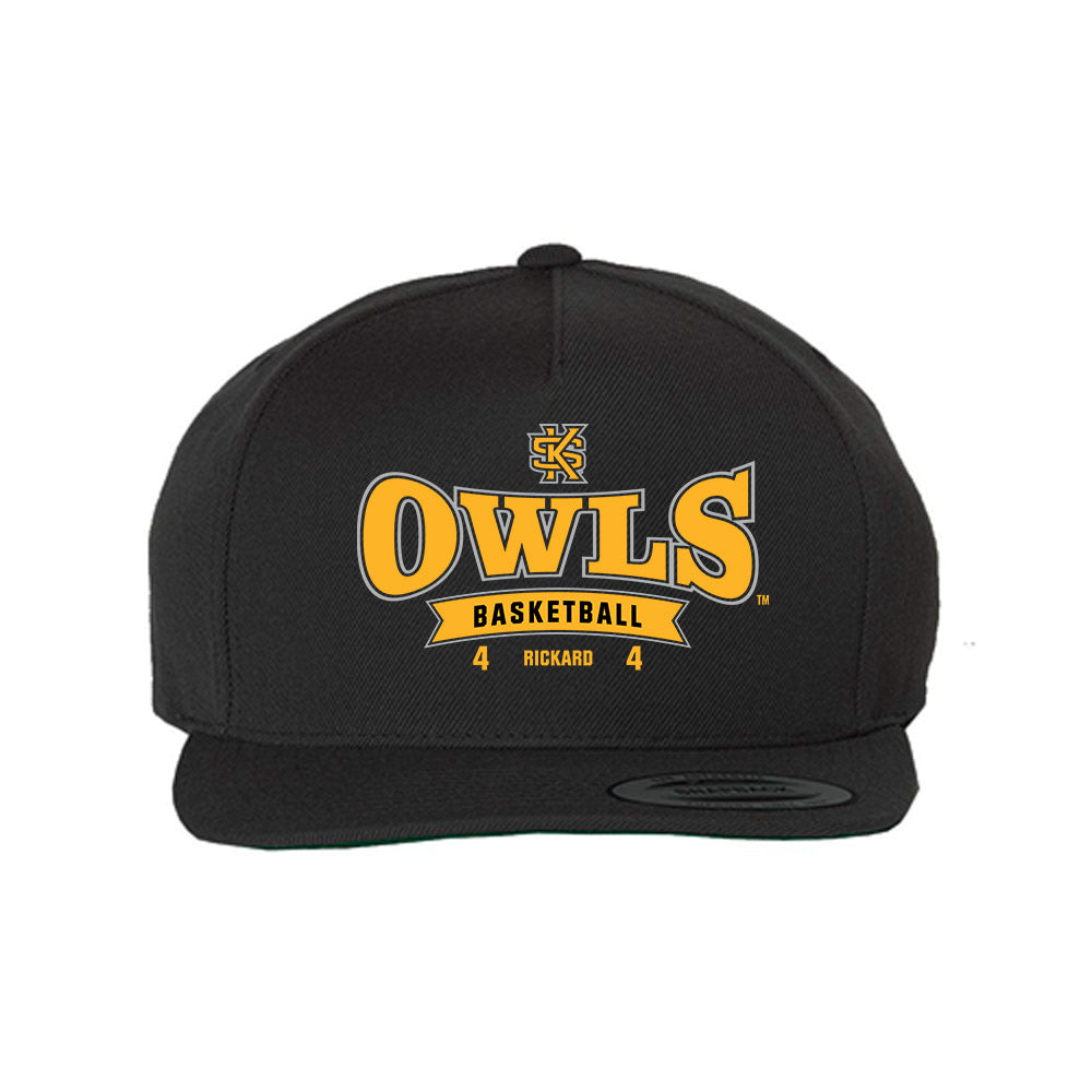 Kennesaw - NCAA Men's Basketball : Kaden Rickard - Snapback Hat-0