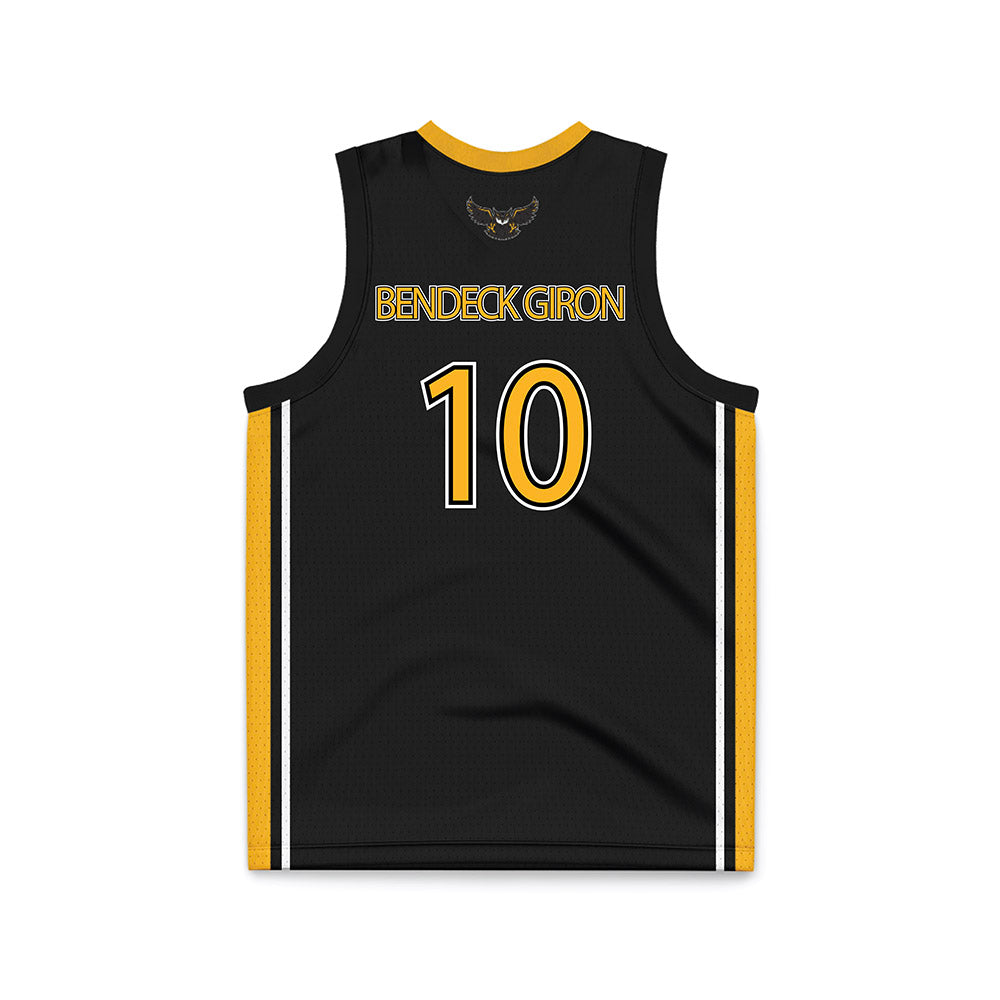 Kennesaw - NCAA Women's Basketball : Gabriela Bendeck Giron - Black Basketball Jersey-1