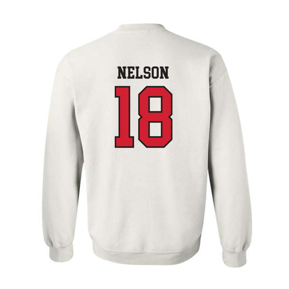 Arkansas State - NCAA Baseball : Jack Nelson - Sports Shersey Crewneck Sweatshirt-3
