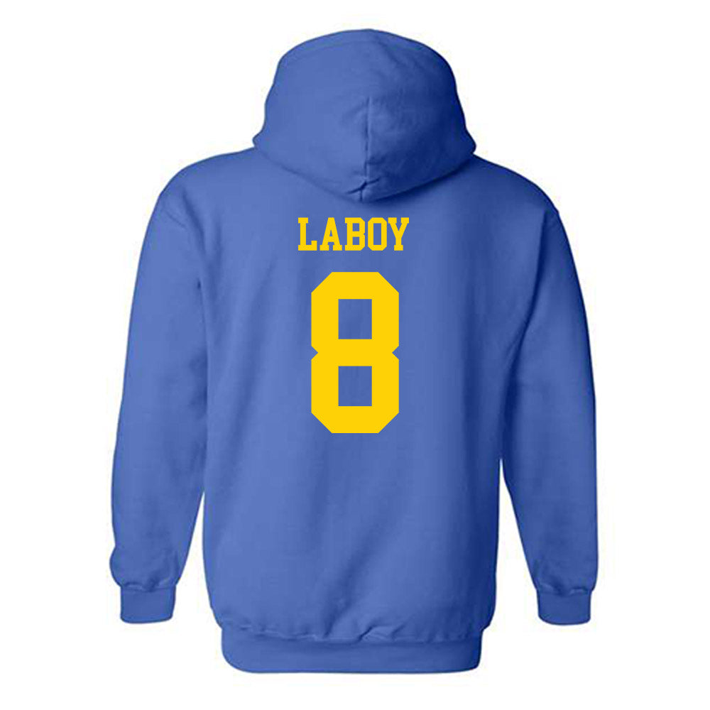 Delaware - NCAA Football : Nicholas Laboy - Fashion Shersey Hooded Sweatshirt-1