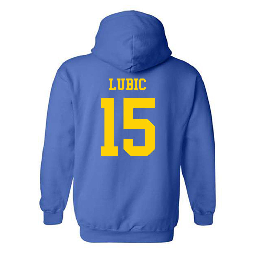 Delaware - NCAA Women's Soccer : Lilli Lubic - Fashion Shersey Hooded Sweatshirt-1