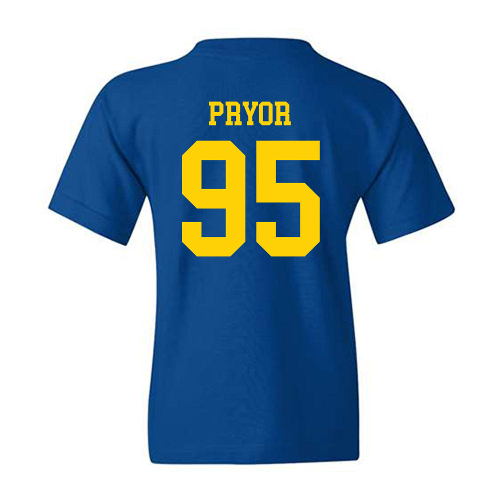 Delaware - NCAA Football : Micah Pryor - Fashion Shersey Youth T-Shirt-1