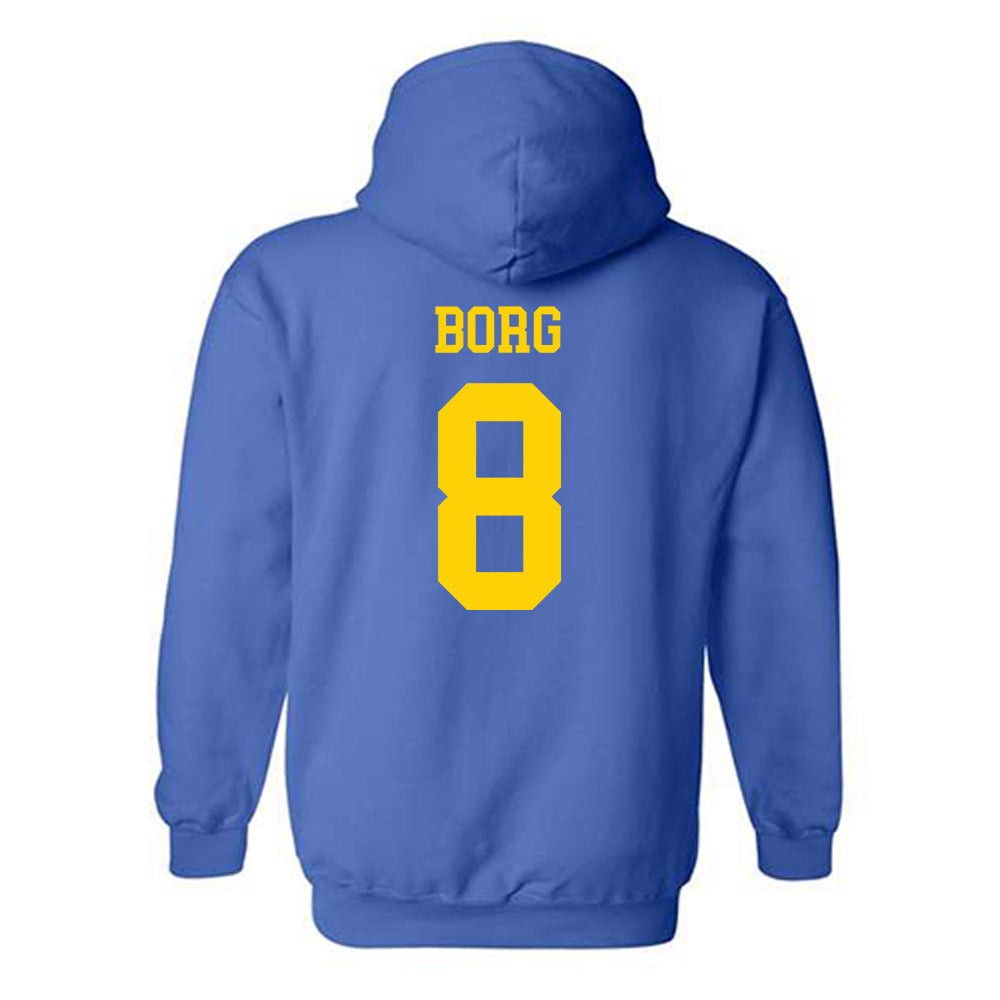 Delaware - NCAA Ice Hockey : Victoria Borg - Fashion Shersey Hooded Sweatshirt-1