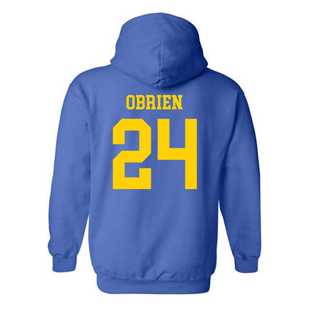 Delaware - NCAA Women's Lacrosse : Kylie OBrien - Fashion Shersey Hooded Sweatshirt-1