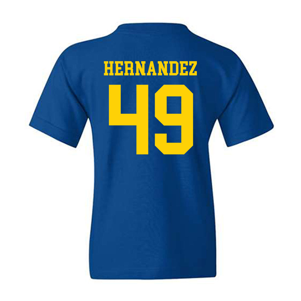 Delaware - NCAA Football : Yamdry Hernandez - Fashion Shersey Youth T-Shirt-1