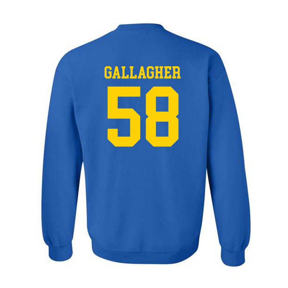 Delaware - NCAA Football : Colin Gallagher - Fashion Shersey Crewneck Sweatshirt-1