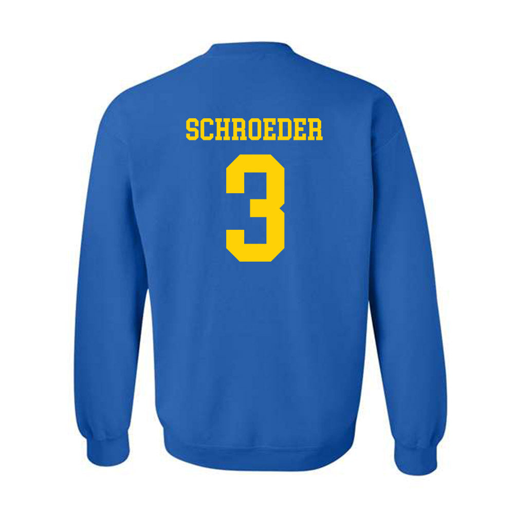 Delaware - NCAA Men's Soccer : Jan Schroeder - Fashion Shersey Crewneck Sweatshirt