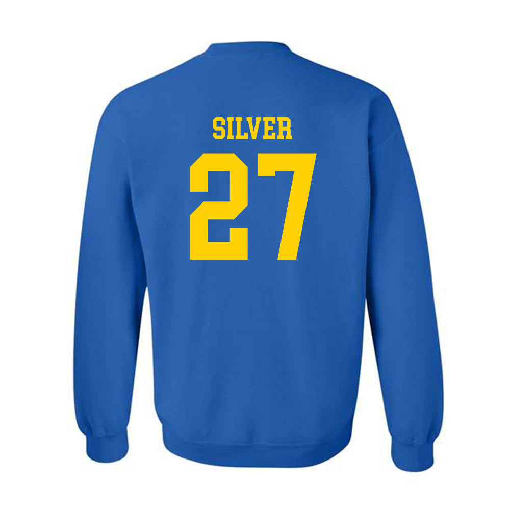 Delaware - NCAA Football : Jo Silver - Fashion Shersey Crewneck Sweatshirt