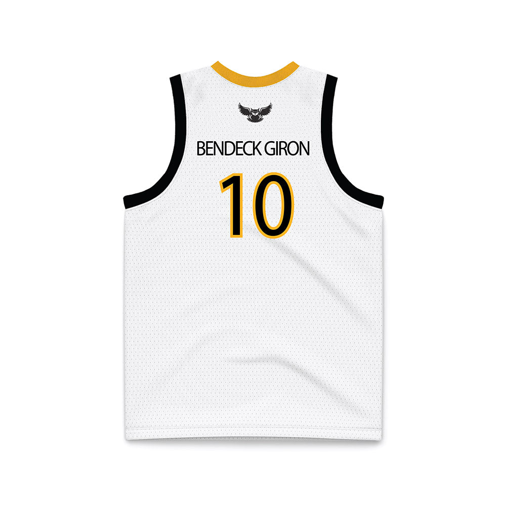 Kennesaw - NCAA Women's Basketball : Gabriela Bendeck Giron - White Basketball Jersey-1