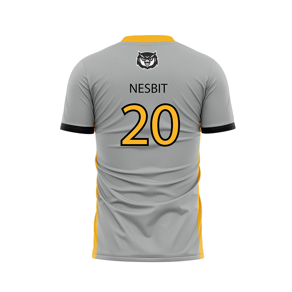 Kennesaw - NCAA Women's Soccer : Alana Nesbit - Grey Soccer Jersey-1