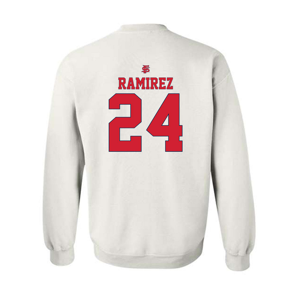 Fresno State - NCAA Softball : Alyssa Ramirez - Sports Shersey Crewneck Sweatshirt-1
