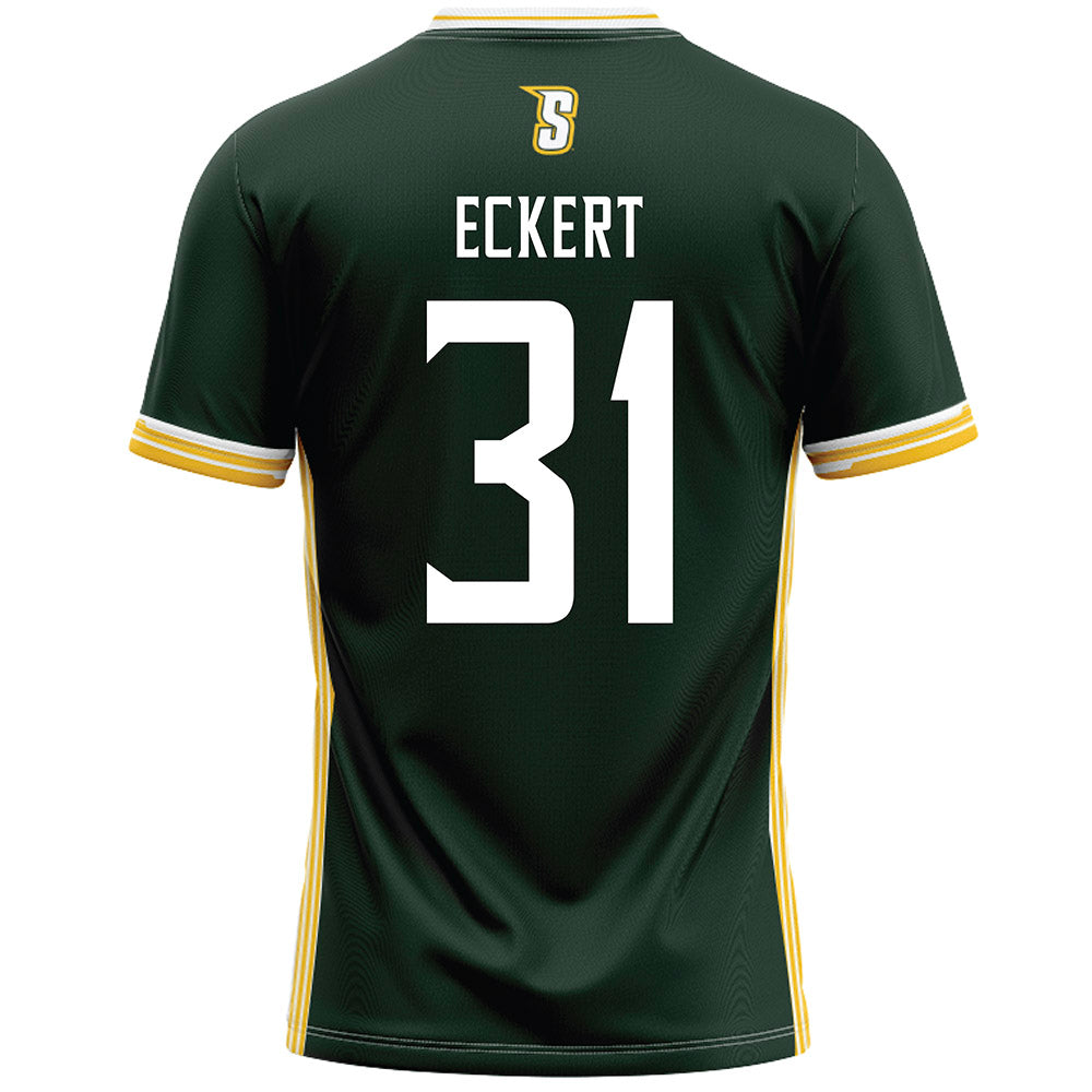 Siena - NCAA Men's Lacrosse : Ethan Eckert - Green Lacrosse Jersey -1
