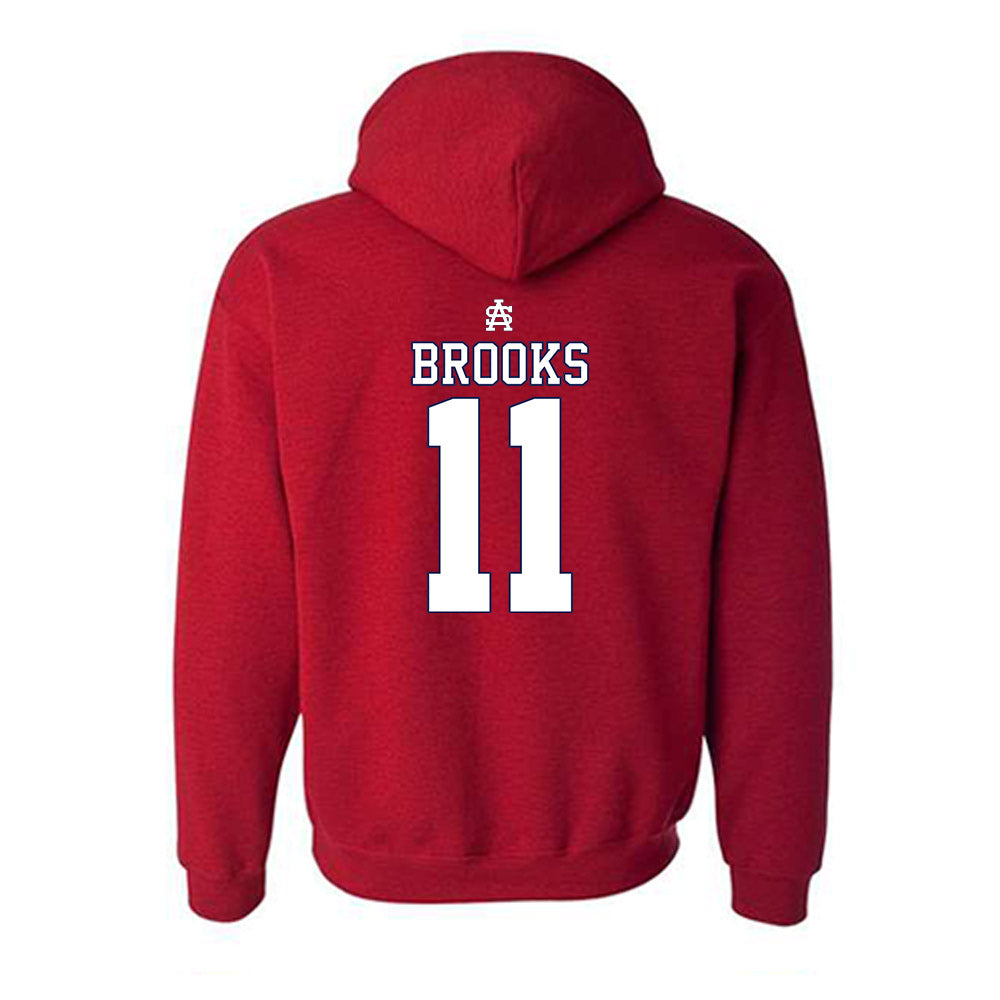 South Alabama - NCAA Baseball : Dalton Brooks - Sports Shersey Hooded Sweatshirt-1
