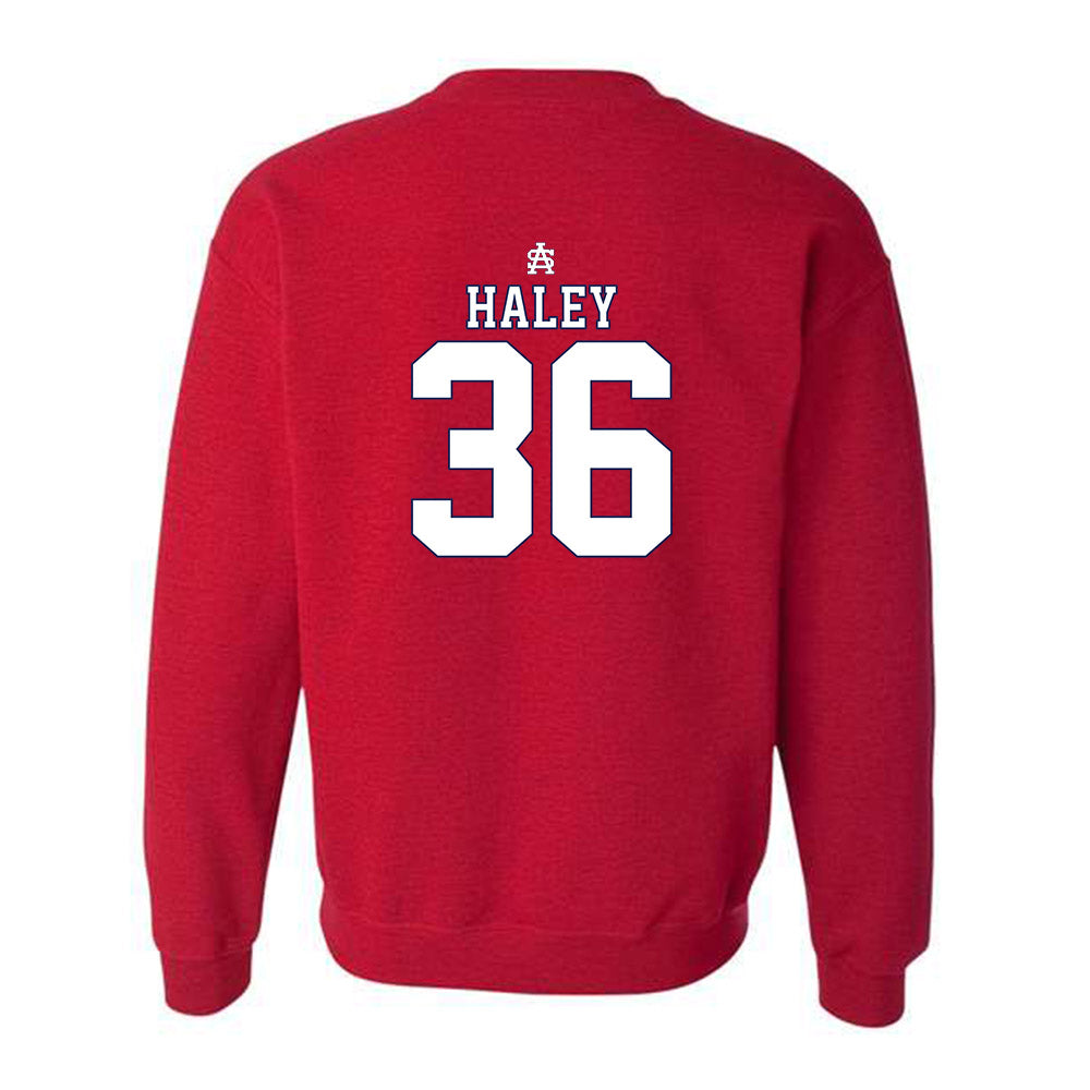 South Alabama - NCAA Baseball : Jacob Haley - Sports Shersey Crewneck Sweatshirt-1