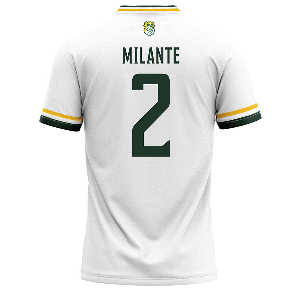 Siena - NCAA Softball : Ella Milante - White Baseball Jersey