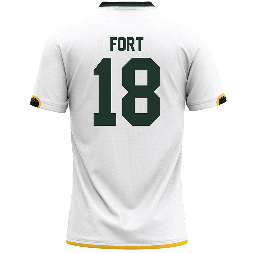 Siena - NCAA Men's Lacrosse : Carter Fort - White Lacrosse Jersey