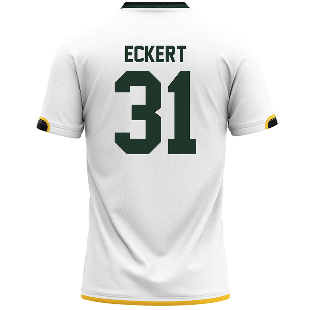 Siena - NCAA Men's Lacrosse : Ethan Eckert - White Lacrosse Jersey
