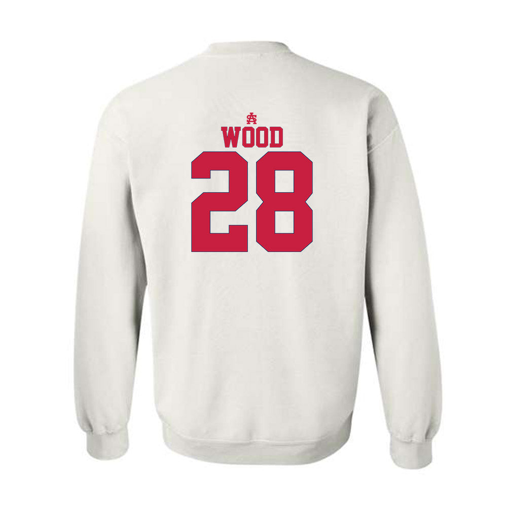 South Alabama - NCAA Baseball : Nathan Wood - Sports Shersey Crewneck Sweatshirt-1