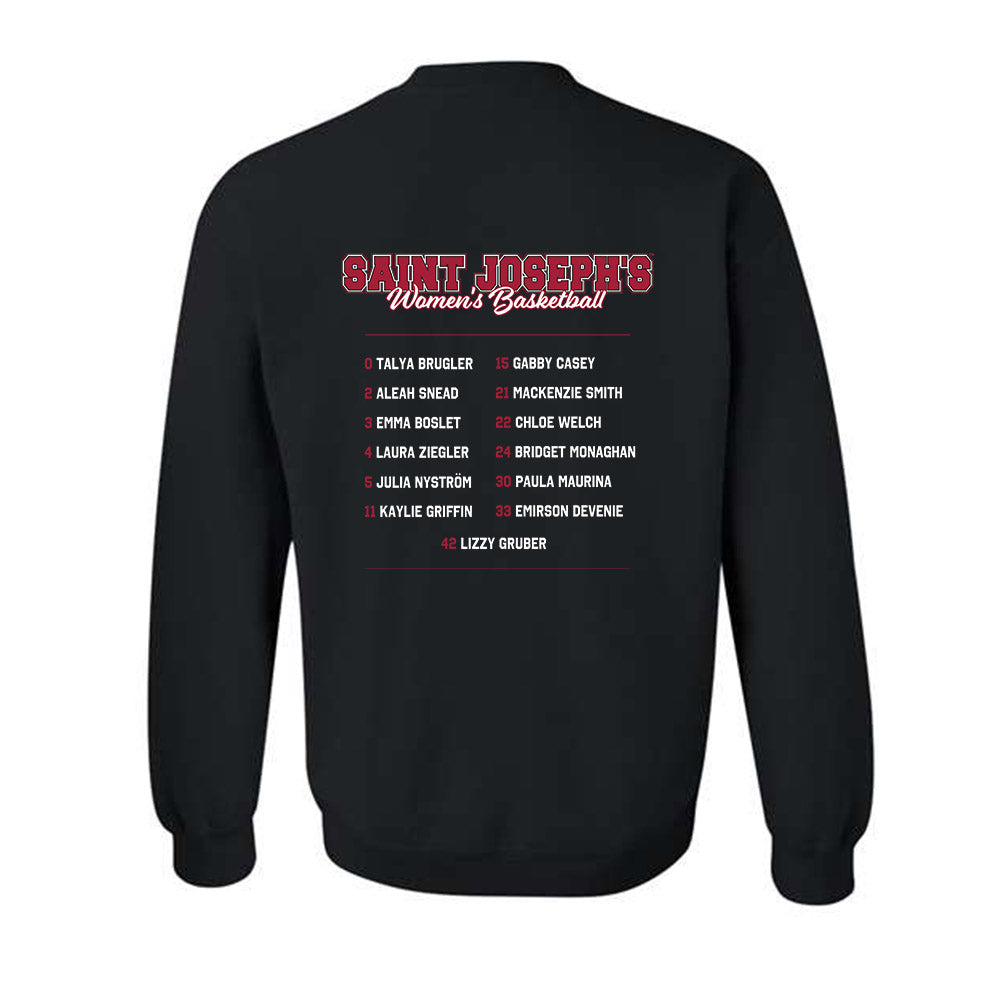 St. Joe's - NCAA Women's Basketball : Roster Crewneck Sweatshirt