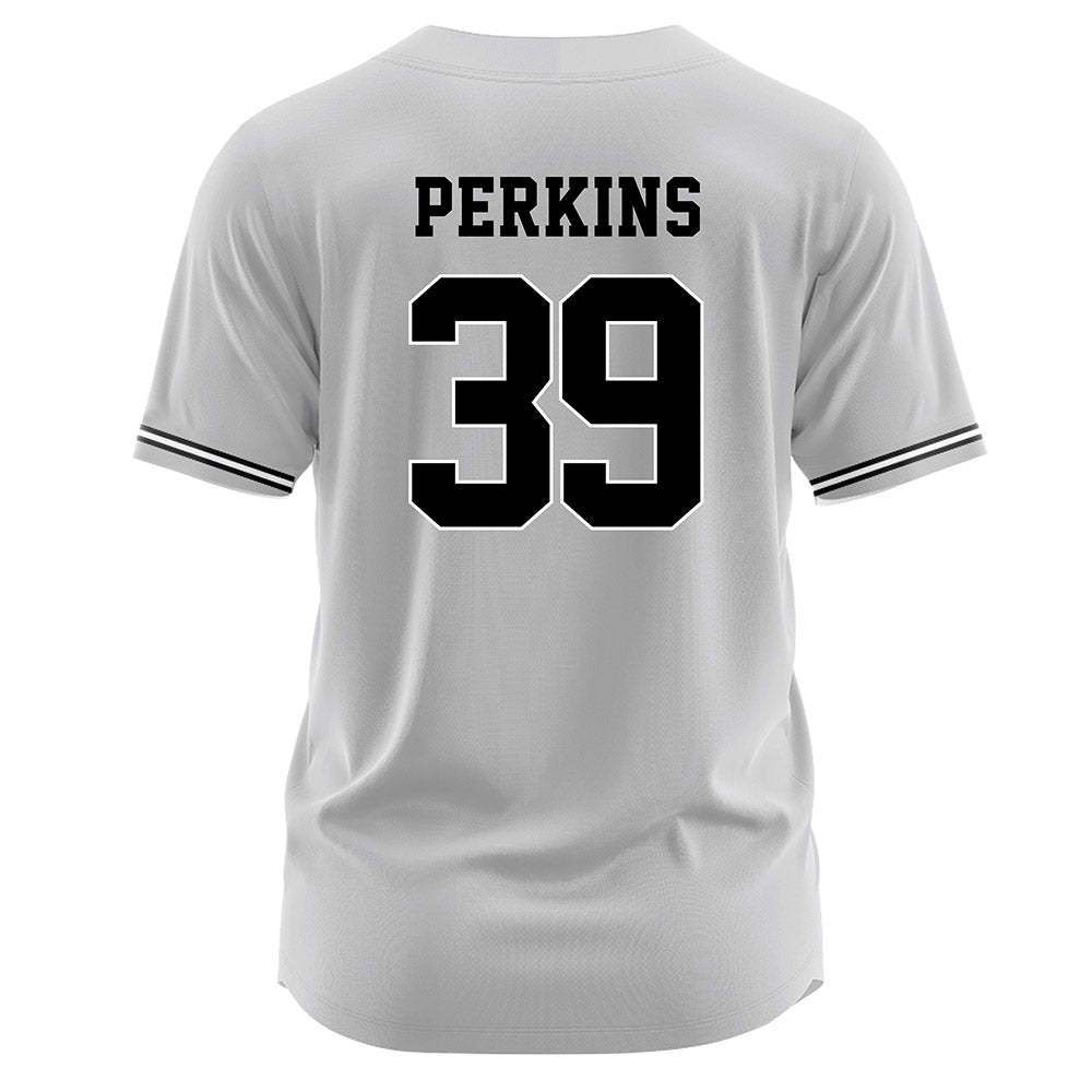 Davidson - NCAA Baseball : Wilson Perkins - Grey Jersey-1