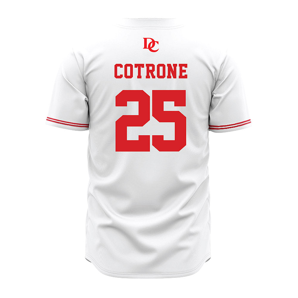Davidson - NCAA Baseball : Jack Cotrone - White Jersey