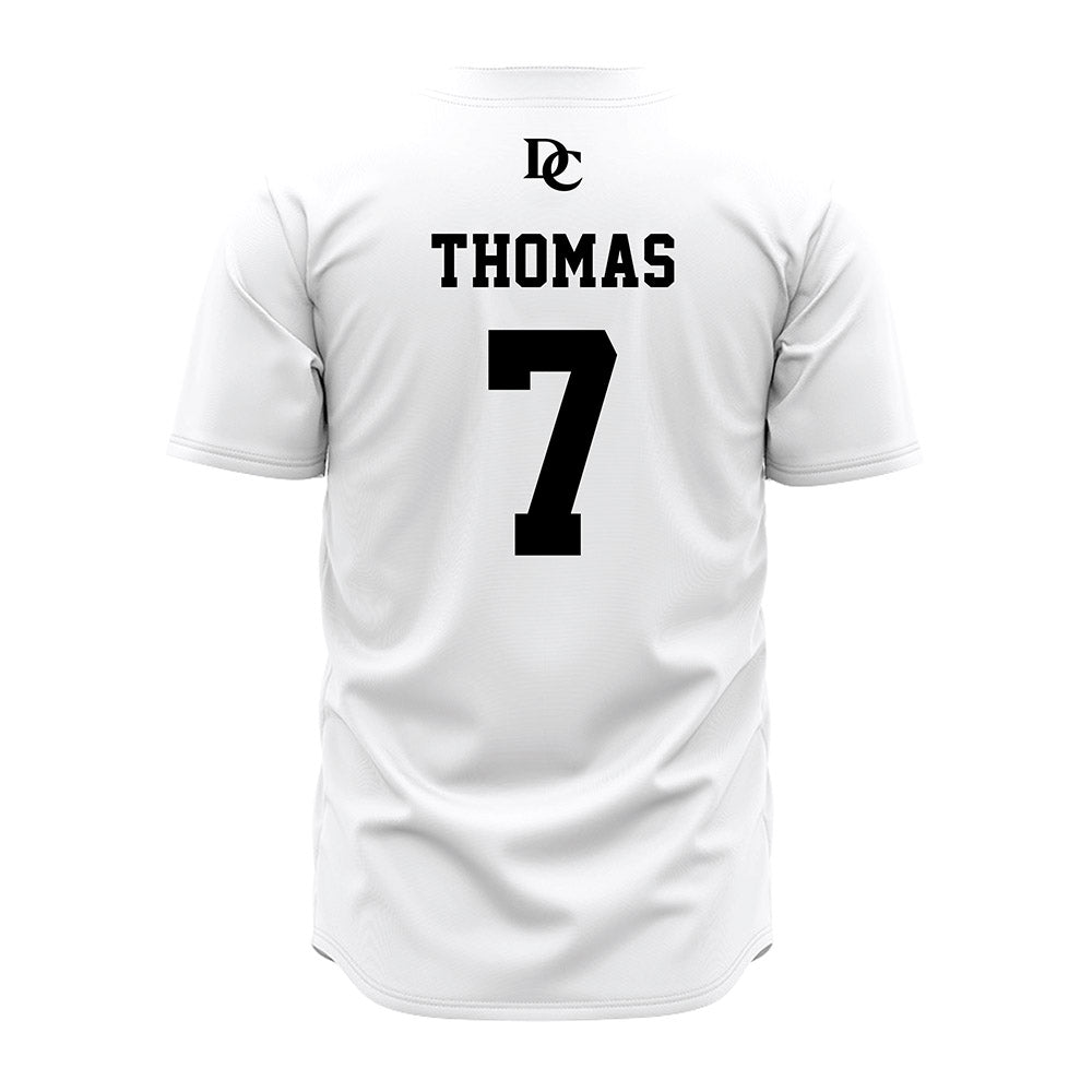 Davidson - NCAA Baseball : Gavin Thomas - White Jersey