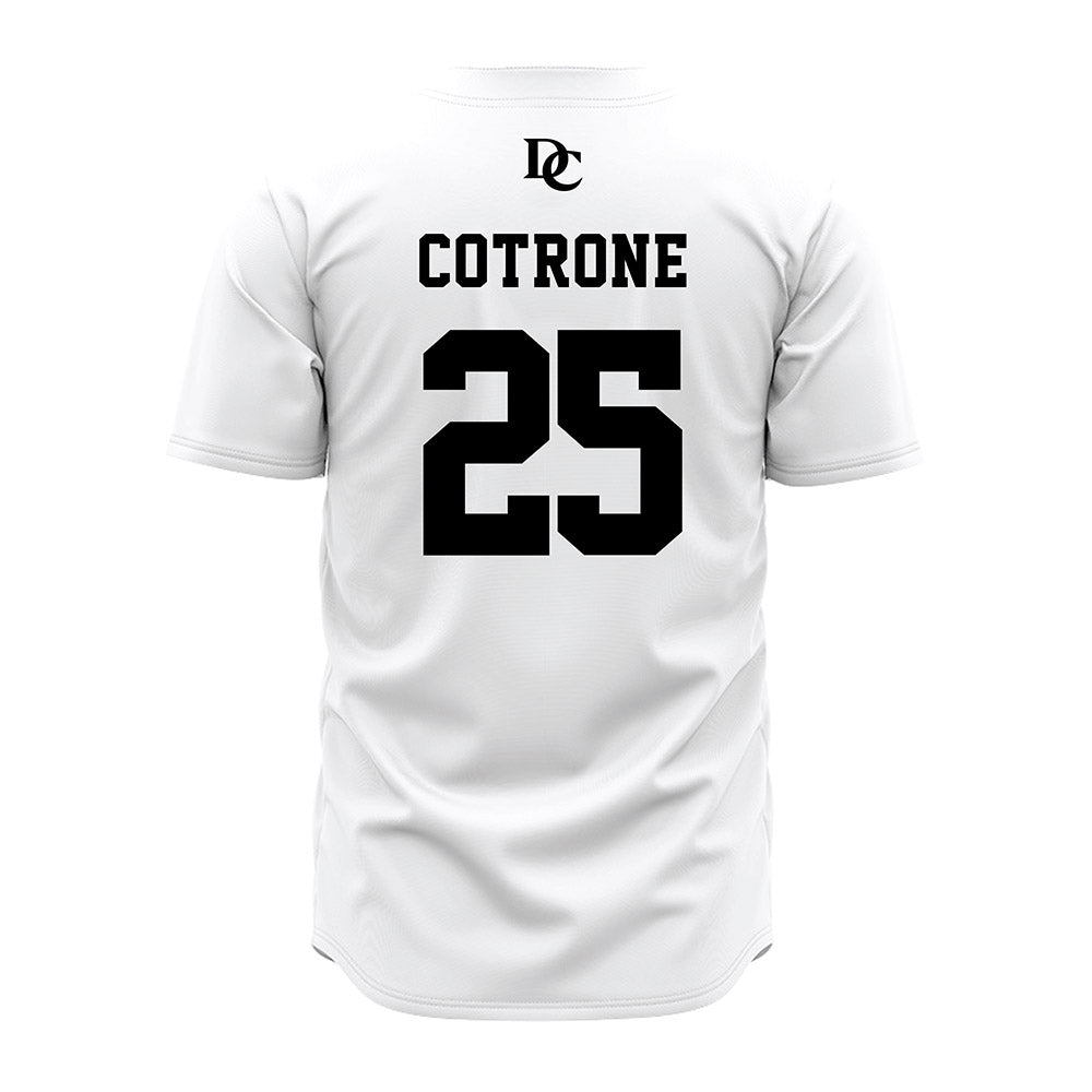 Davidson - NCAA Baseball : Jack Cotrone - White Jersey
