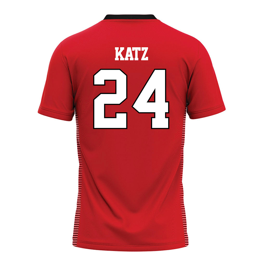 Davidson - NCAA Baseball : Adam Katz - Red Jersey
