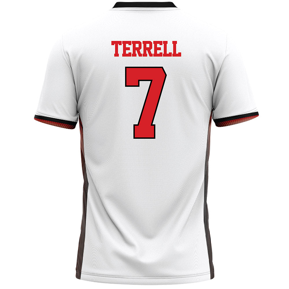 Davidson - NCAA Women's Lacrosse : Reagan Terrell - White Lacrosse Jersey