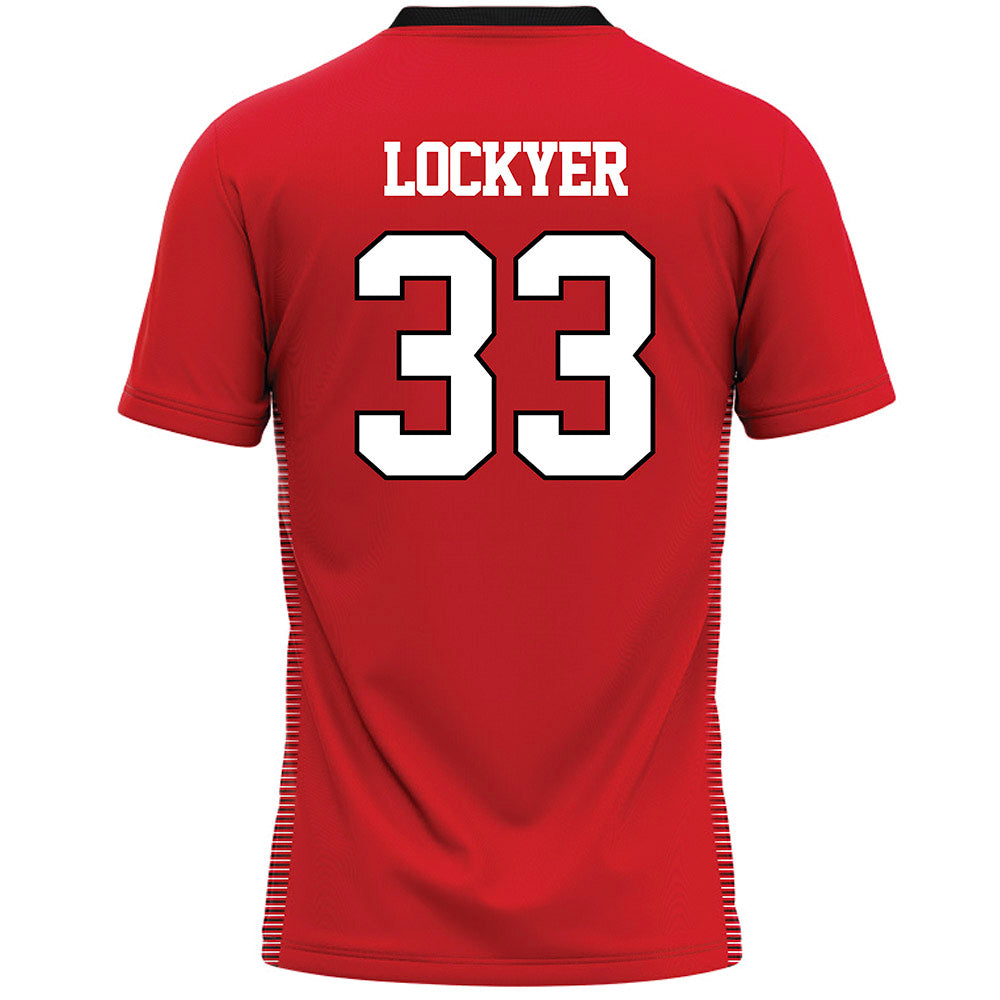 Davidson - NCAA Women's Lacrosse : Caroline Lockyer - Red Lacrosse Jersey