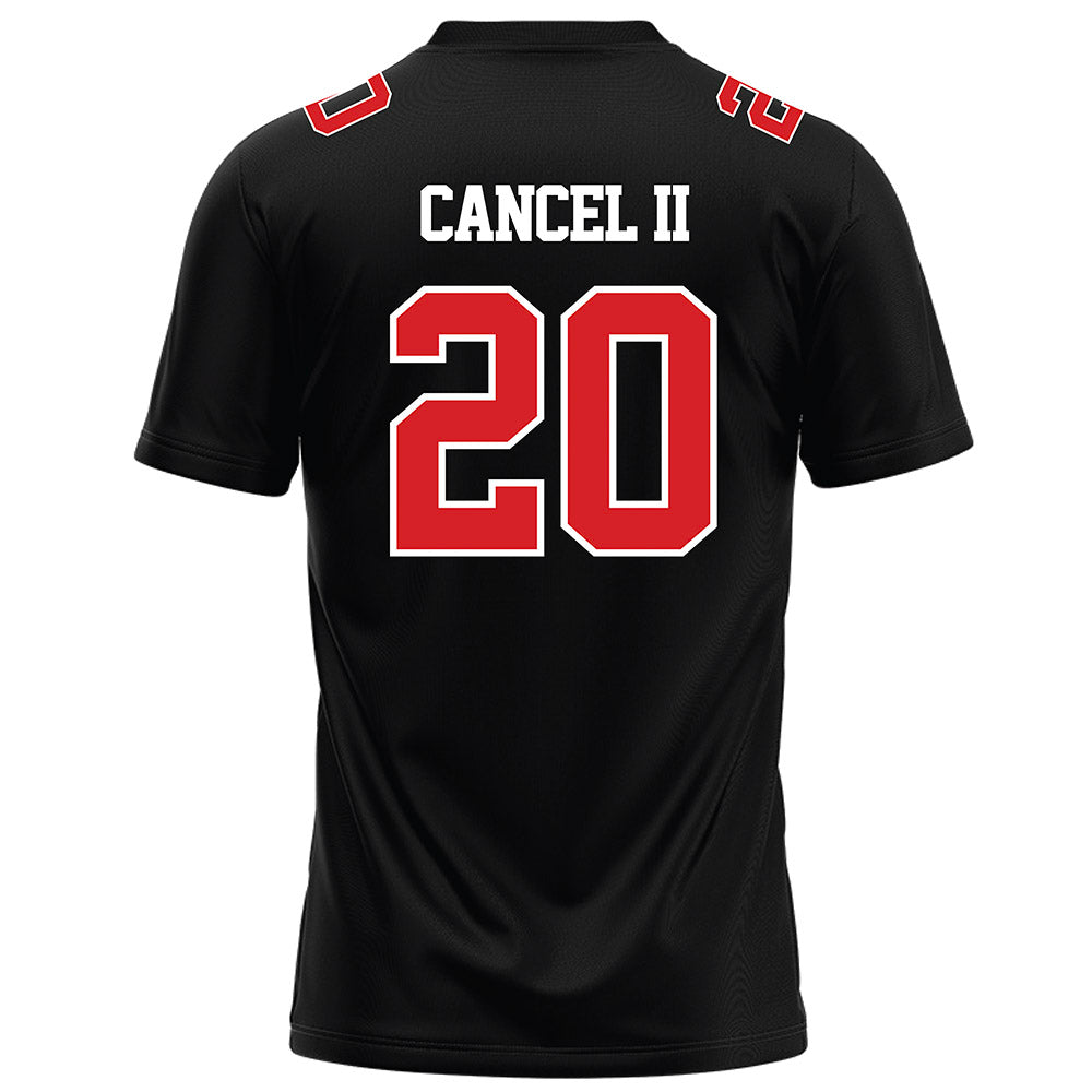 Davidson - NCAA Football : Quinton Cancel II - 2023 Black Football Jersey