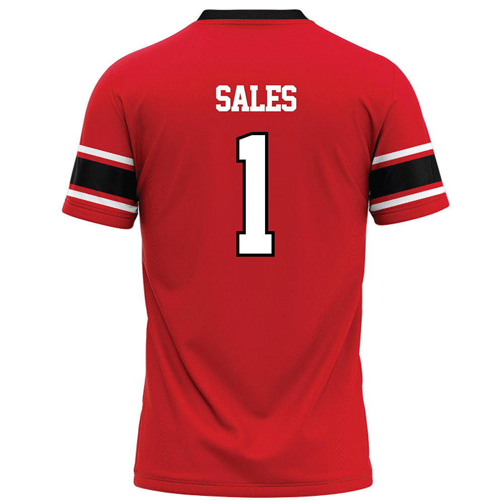 Davidson - NCAA Football : Jaleel Sales - 2023 Red Football Jersey