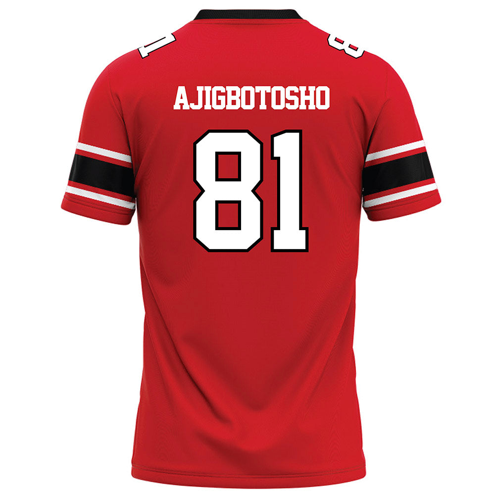 Davidson - NCAA Football : Alani Ajigbotosho - 2023 Red Football Jersey