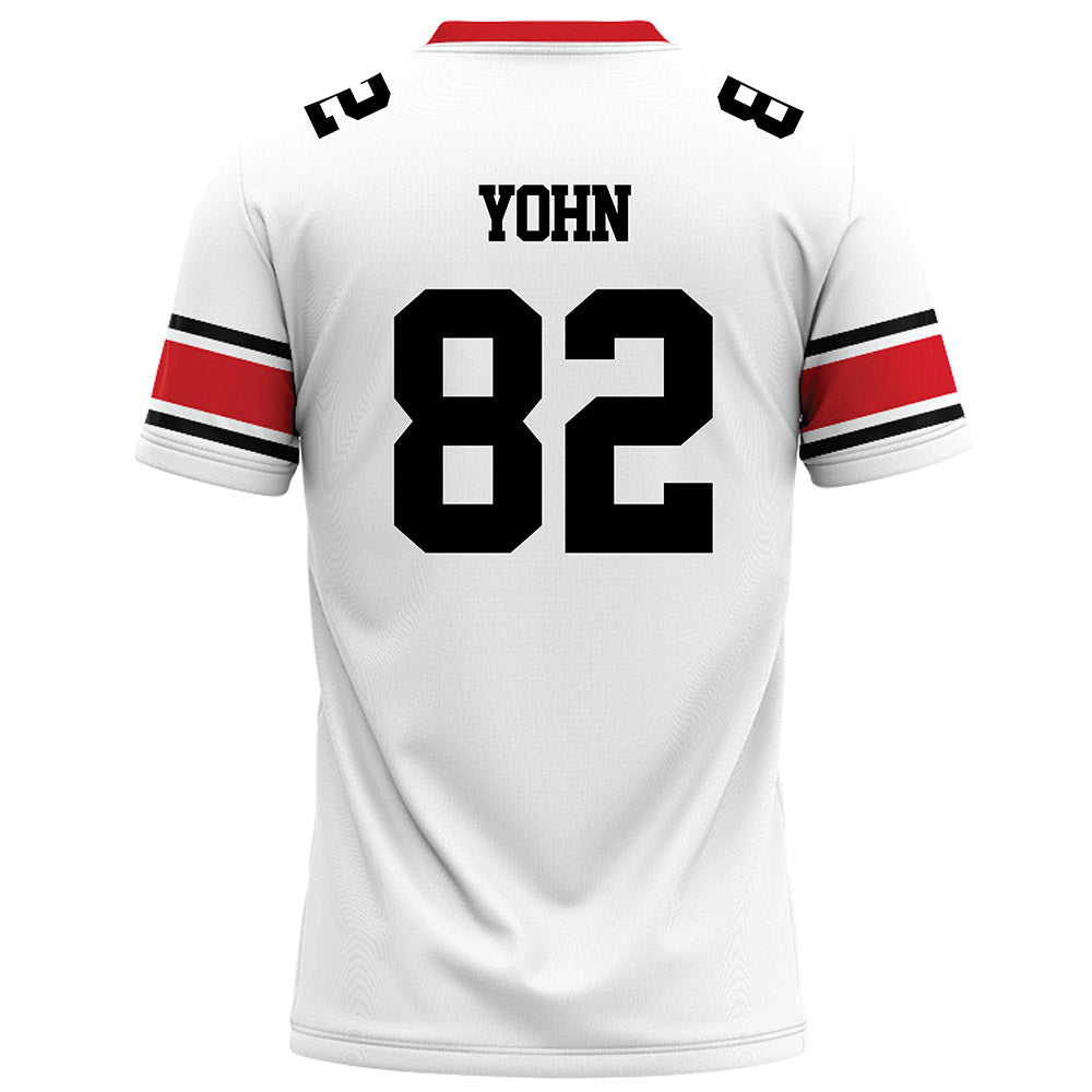 Davidson - NCAA Football : Gavin Yohn - 2023 White Football Jersey