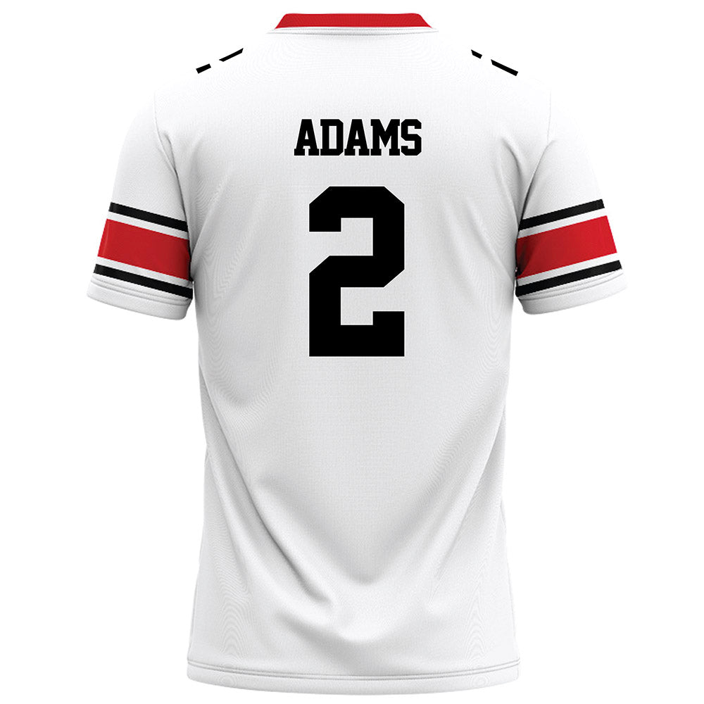 Davidson - NCAA Football : Mari Adams - 2023 White Football Jersey