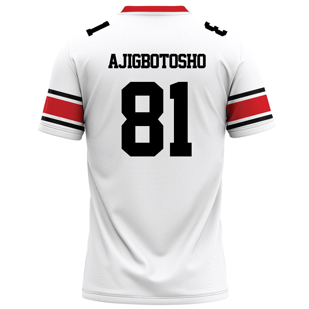 Davidson - NCAA Football : Alani Ajigbotosho - 2023 White Football Jersey