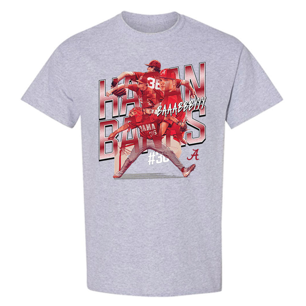 Alabama - NCAA Baseball : Hagan Banks x Roll Tide Willie - tshirt Individual Caricature
