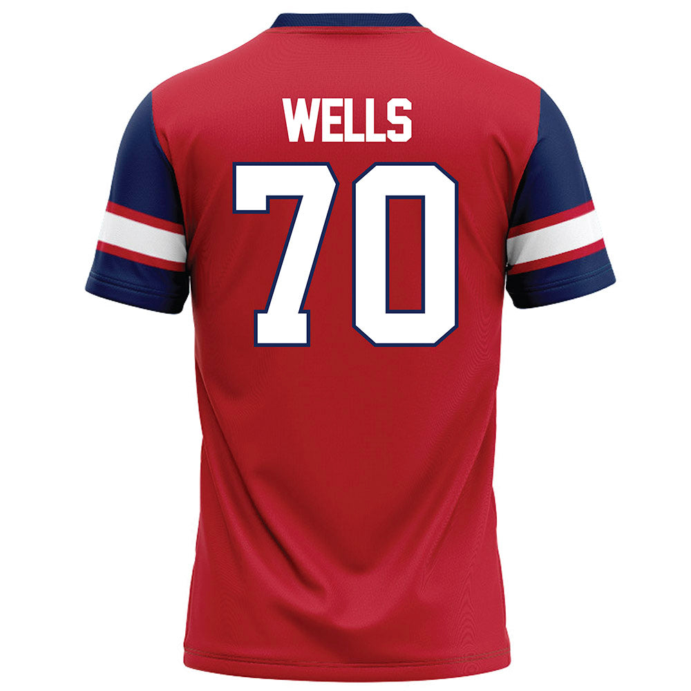 Arizona - NCAA Football : Zarius Wells - Red Football Jersey