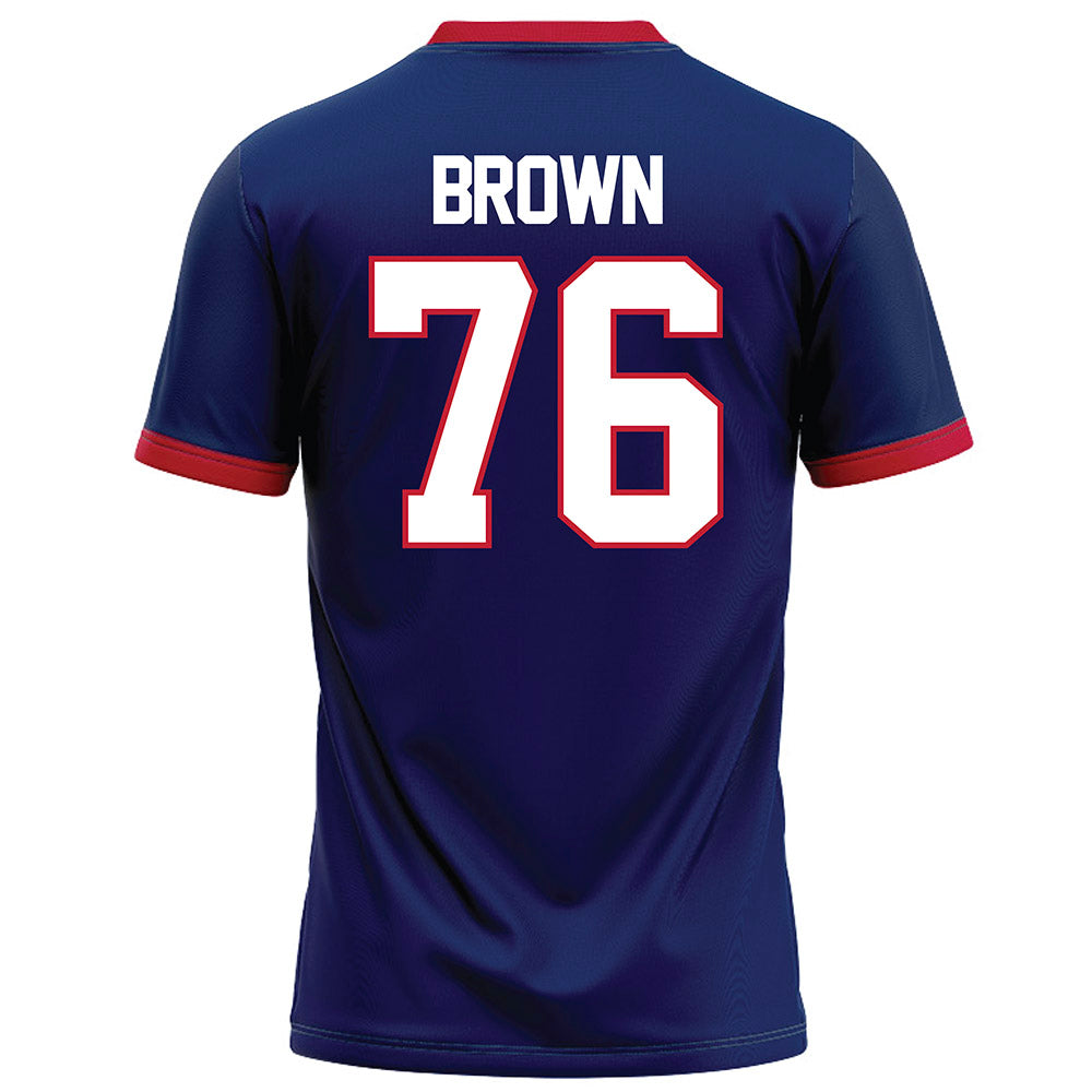 Arizona - NCAA Football : Jordan Brown - Blue Football Jersey-1