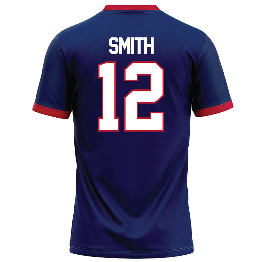Arizona - NCAA Football : Genesis Smith - Blue Football Jersey-1