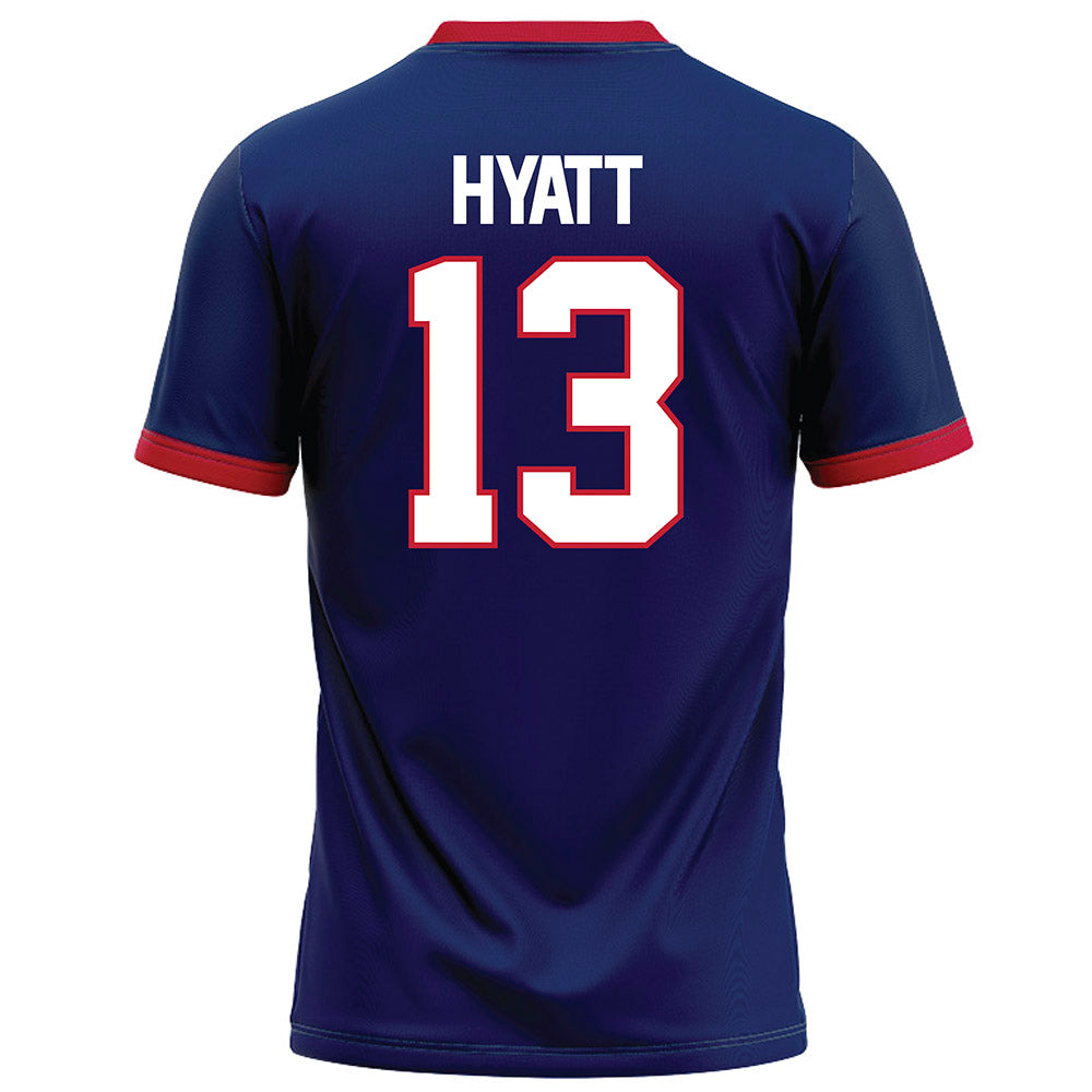 Arizona - NCAA Football : Devin Hyatt - Blue Football Jersey-1
