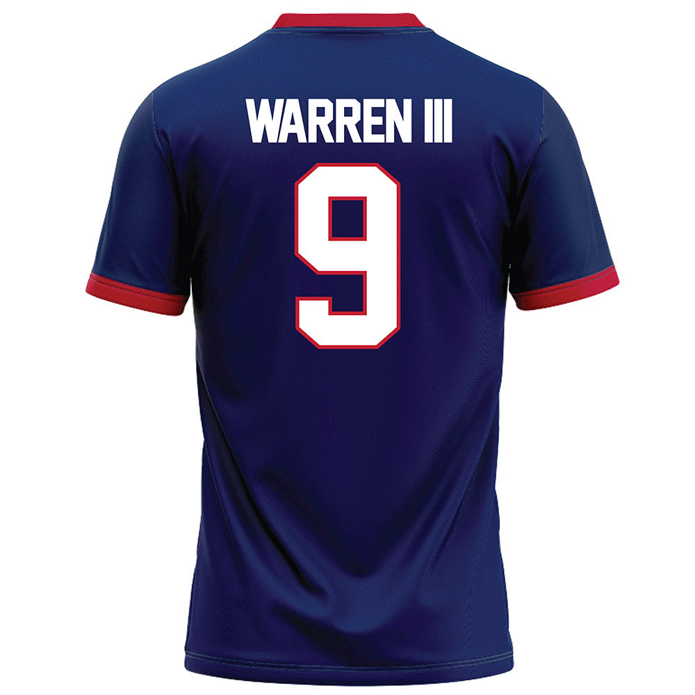 Arizona - NCAA Football : Cornelius Warren III - Blue Football Jersey-1