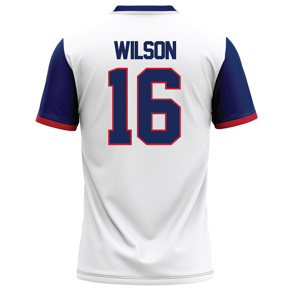 Arizona - NCAA Football : Riley Wilson - White Football Jersey-1